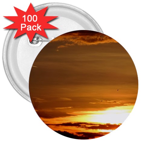 Summer Sunset 3  Buttons (100 pack)  from ZippyPress Front