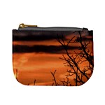 Tree branches and sunset Mini Coin Purses