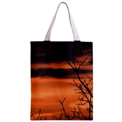 Tree branches and sunset Zipper Classic Tote Bag from ZippyPress Front