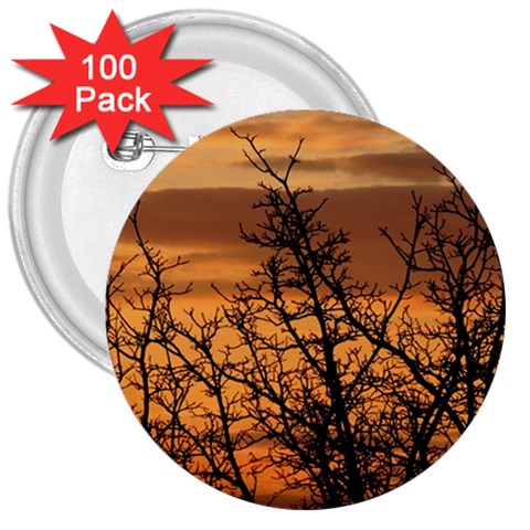 Colorful Sunset 3  Buttons (100 pack)  from ZippyPress Front