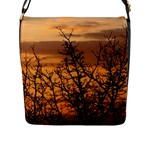 Colorful Sunset Flap Messenger Bag (L) 