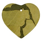 Stylish Gold Stone Ornament (Heart) 