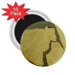 Stylish Gold Stone 2.25  Magnets (10 pack) 
