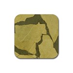 Stylish Gold Stone Rubber Coaster (Square) 