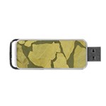 Stylish Gold Stone Portable USB Flash (One Side)