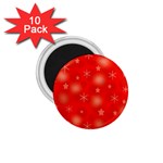 Red Xmas desing 1.75  Magnets (10 pack) 