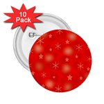Red Xmas desing 2.25  Buttons (10 pack) 