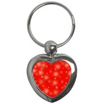 Red Xmas desing Key Chains (Heart) 