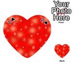 Red Xmas desing Playing Cards 54 (Heart) 