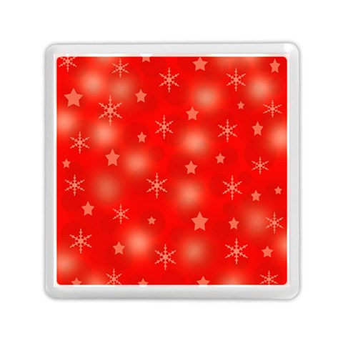 Red Xmas desing Memory Card Reader (Square)  from ZippyPress Front