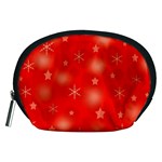 Red Xmas desing Accessory Pouches (Medium) 