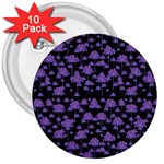 Palm Trees Motif Pattern 3  Buttons (10 pack) 