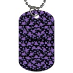 Palm Trees Motif Pattern Dog Tag (One Side)