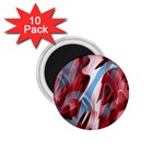 Blue and red smoke 1.75  Magnets (10 pack) 