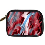 Blue and red smoke Digital Camera Cases