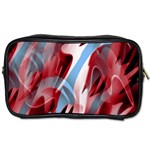 Blue and red smoke Toiletries Bags 2-Side