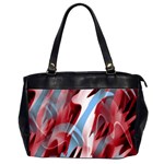 Blue and red smoke Office Handbags (2 Sides) 