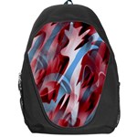 Blue and red smoke Backpack Bag