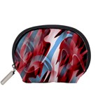 Blue and red smoke Accessory Pouches (Small) 