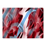 Blue and red smoke Double Sided Flano Blanket (Mini) 