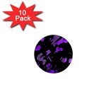 Painter was here - purple 1  Mini Magnet (10 pack) 