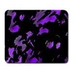 Painter was here - purple Large Mousepads