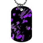 Painter was here - purple Dog Tag (One Side)