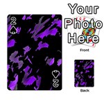 Painter was here - purple Playing Cards 54 Designs 