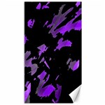 Painter was here - purple Canvas 40  x 72  