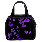 Painter was here - purple Classic Handbags (2 Sides)