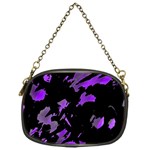 Painter was here - purple Chain Purses (One Side) 