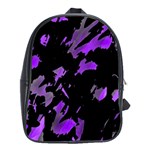 Painter was here - purple School Bags (XL) 