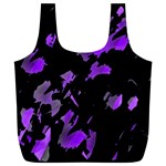 Painter was here - purple Full Print Recycle Bags (L) 