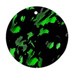 Painter was here - green Ornament (Round) 