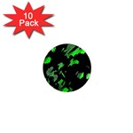 Painter was here - green 1  Mini Magnet (10 pack) 
