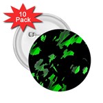 Painter was here - green 2.25  Buttons (10 pack) 