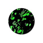 Painter was here - green Magnet 3  (Round)
