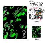 Painter was here - green Playing Cards 54 Designs 