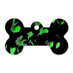 Painter was here - green Dog Tag Bone (One Side)
