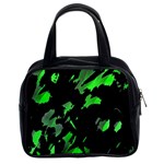 Painter was here - green Classic Handbags (2 Sides)