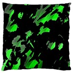 Painter was here - green Large Cushion Case (Two Sides)