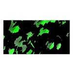 Painter was here - green Satin Shawl