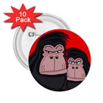 Gorillas 2.25  Buttons (10 pack) 