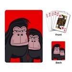 Gorillas Playing Card