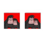 Gorillas Cufflinks (Square)