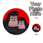 Gorillas Multi-purpose Cards (Round) 