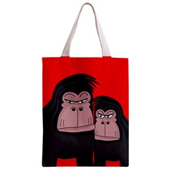 Gorillas Zipper Classic Tote Bag from ZippyPress Back
