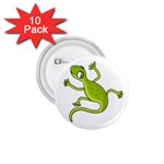 Green lizard 1.75  Buttons (10 pack)