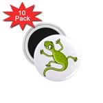 Green lizard 1.75  Magnets (10 pack) 