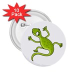 Green lizard 2.25  Buttons (10 pack) 